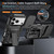 iPhone 18 Pro Max Slid Camera Shield Invisible Holder PC Hybrid TPU Phone Case - Black