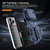 iPhone 18 Pro Max Slid Camera Shield Invisible Holder PC Hybrid TPU Phone Case - Blue