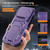 iPhone 18 Pro Max Slid Camera Shield Invisible Holder PC Hybrid TPU Phone Case - Purple