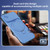 iPhone 18 Pro Max Sliding Camshield Card Slot Magnetic Rotation Holder Phone Case - Light Blue