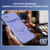 iPhone 18 Pro Max Sliding Camshield Card Slot Magnetic Rotation Holder Phone Case - Light Purple
