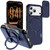 iPhone 18 Pro Max Sliding Camshield Card Slot Magnetic Rotation Holder Phone Case - Royal Blue