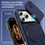 iPhone 18 Pro Max Sliding Camshield Card Slot Magnetic Rotation Holder Phone Case - Royal Blue
