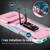 iPhone 18 Pro Max Sliding Camshield Holder Phone Case - Grey Green + Pink