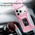 iPhone 18 Pro Max Sliding Camshield Holder Phone Case - Grey Green + Pink