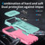iPhone 18 Pro Max Sliding Camshield Holder Phone Case - Pink + Grey Green