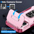 iPhone 18 Pro Max Sliding Camshield Holder Phone Case - Pink + Rose Red
