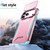iPhone 18 Pro Max Sliding Camshield Phone Case - Grey Green + Pink