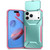 iPhone 18 Pro Max Sliding Camshield Phone Case - Pink + Grey Green