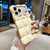 iPhone 18 Pro Max Solid Color Cloud Square TPU Phone Case - Beige Yellow