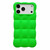 iPhone 18 Pro Max Solid Color Cloud Square TPU Phone Case - Bright Green