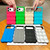iPhone 18 Pro Max Solid Color Cloud Square TPU Phone Case - Rose Red