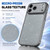 iPhone 18 Pro Max Sparkling Diamond Glitter Airbag Phone Case - Black