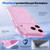 iPhone 18 Pro Max Sparkling Diamond Glitter Airbag Phone Case - Pink