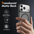 iPhone 18 Pro Max Starry Sky Matte Magnetic TPU Hybrid PC Phone Case - Black