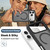 iPhone 18 Pro Max Starry Sky Matte Magnetic TPU Hybrid PC Phone Case - Black