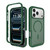 iPhone 18 Pro Max Starry Sky Matte Magnetic TPU Hybrid PC Phone Case - Green