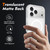 iPhone 18 Pro Max Starry Sky Matte Magnetic TPU Hybrid PC Phone Case - Matte Transparent