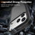 iPhone 18 Pro Max Starry Sky Matte Two-Tone TPU Hybrid PC Phone Case with Screen Protector - Green