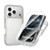 iPhone 18 Pro Max Starry Sky Matte Two-Tone TPU Hybrid PC Phone Case with Screen Protector - Matte Transparent
