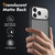 iPhone 18 Pro Max Starry Sky Matte Two-Tone TPU Hybrid PC Phone Case with Screen Protector - Orange