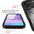 iPhone 18 Pro Max Starry Sky Solid Color Series PC + TPU Phone Case with PET Film - Black
