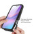iPhone 18 Pro Max Starry Sky Solid Color Series PC + TPU Phone Case with PET Film - Red