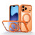 iPhone 18 Pro Max SULADA 360 Degree Rotation Holder Frosted Magnetic Phone Case - Orange
