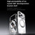iPhone 18 Pro Max SULADA 360 Degree Rotation Magnetic Holder Clear PC Phone Case - Transparent