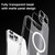 iPhone 18 Pro Max SULADA Crystal Sand Series Electroplating Frosted MagSafe Magnetic Phone Case - Transparent
