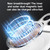 iPhone 18 Pro Max SULADA Crystal-Coated Clear Magnetic PC Hybrid TPU Phone Case - Transparent