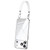 iPhone 18 Pro Max SULADA Electroplated Clear TPU Soft Frame Phone Case with Wrist Strap - Silver