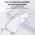 iPhone 18 Pro Max SULADA Electroplated Clear TPU Soft Frame Phone Case with Wrist Strap - Silver