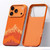 iPhone 18 Pro Max SULADA Kevlar Pixel Grid Texture Skin Feel Phone Case - Orange