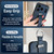 iPhone 18 Pro Max SULADA PC Hybrid Leather Texture Skin Feel Precise Hole Phone Case - Blue