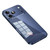 iPhone 18 Pro Max SULADA Shine Through Series Plating TPU Transparent Phone Case - Dark Blue