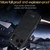 iPhone 18 Pro Max SULADA Shockproof TPU Hybrid Handmade Leather Precise Hole Phone Case - Black