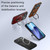 iPhone 18 Pro Max SULADA Top Grain Leather MagSafe Magnetic Holder Phone Case - Black