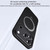 iPhone 18 Pro Max SULADA Top Grain Leather MagSafe Magnetic Holder Phone Case - Black