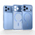 iPhone 18 Pro Max SULADA Transforms Into 17 Pro Semi-Transparent Matte Magnetic Phone Case - Sky Blue