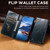 iPhone 18 Pro Max Suteni Baroque Calf Texture Buckle Wallet Leather Phone Case - Blue