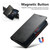 iPhone 18 Pro Max Suteni Calf Texture Horizontal Flip Leather Phone Case - Black