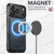 iPhone 18 Pro Max Suteni G5 Cowhide Leather MagSafe Magnetic Phone Case - Blue