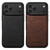 iPhone 18 Pro Max Suteni G5 Litchi Leather Magnetic MagSafe Phone Case - Brown