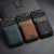 iPhone 18 Pro Max Suteni H02 Leather Wallet Stand Back Phone Case - Black