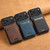 iPhone 18 Pro Max Suteni H02 Litchi Leather Card Wallet Stand Back Phone Case - Black
