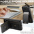 iPhone 18 Pro Max Suteni H03 Oil Wax Leather Wallet Stand Back Phone Case - Black