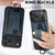 iPhone 18 Pro Max Suteni H13 Litchi Leather Wrist Strap Wallet Back Phone Case - Blue