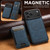 iPhone 18 Pro Max Suteni H17 Litchi Texture Leather MagSafe Detachable Wallet Phone Case - Blue