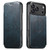 iPhone 18 Pro Max Suteni J05 Leather Magnetic MagSafe Phone Case - Blue
